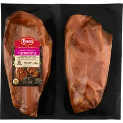 Tyson Premium Quality Freshly Seasoned Teriyaki Style Boneless Skinless Chicken Breast Filets
