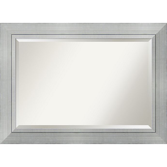 slide 1 of 1, Amanti Art Romano Bathroom Vanity Mirror - Silver, 43 in x 31 in