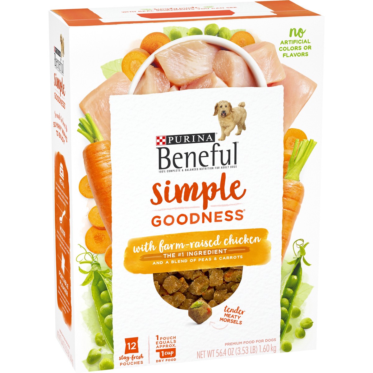 slide 9 of 9, Beneful Purina Beneful Dry Dog Food, Simple Goodness With Farm Raised Chicken, 56.4 oz