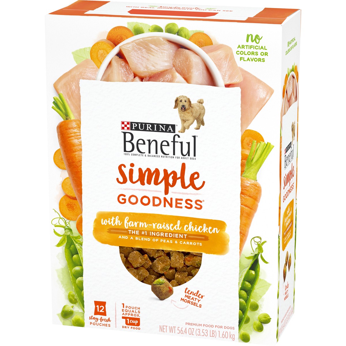 slide 3 of 9, Beneful Purina Beneful Dry Dog Food, Simple Goodness With Farm Raised Chicken, 56.4 oz