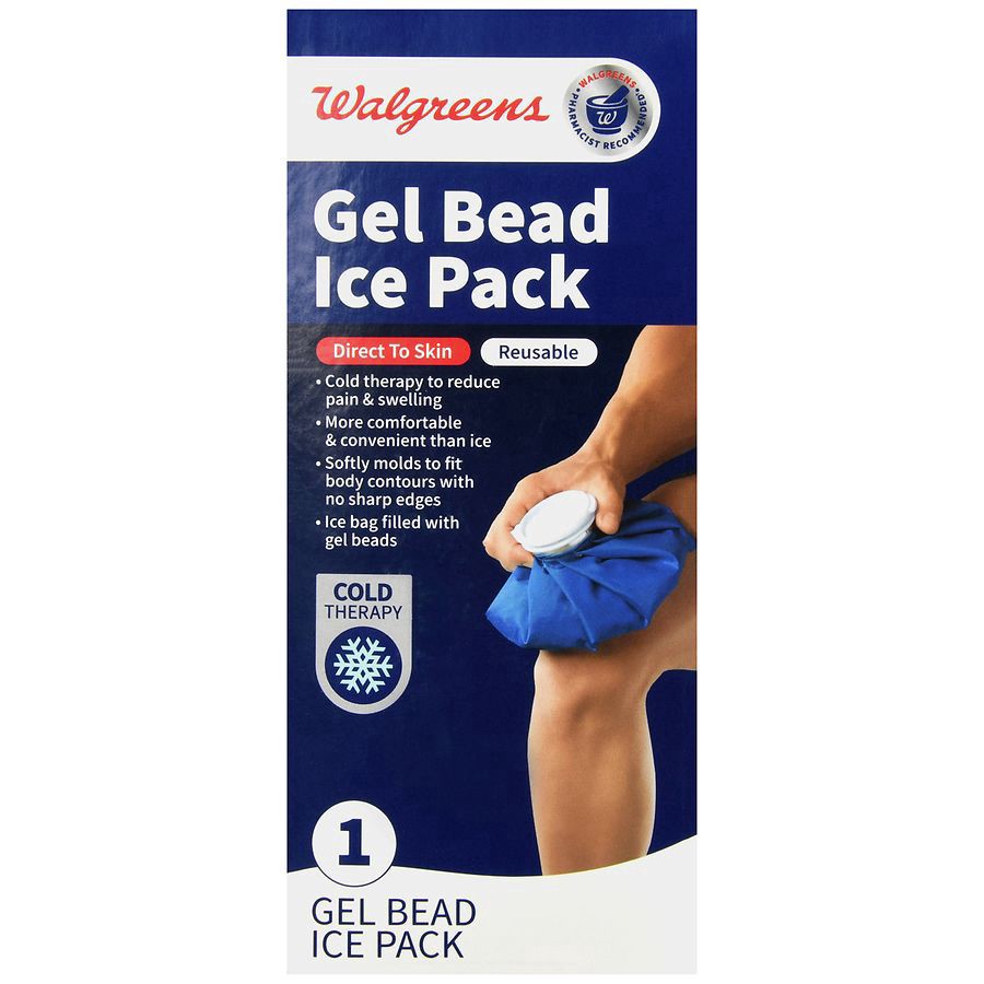 slide 5 of 5, Walgreens Reusable Ice Bag with Gel Beads 9 inches, 1 ct