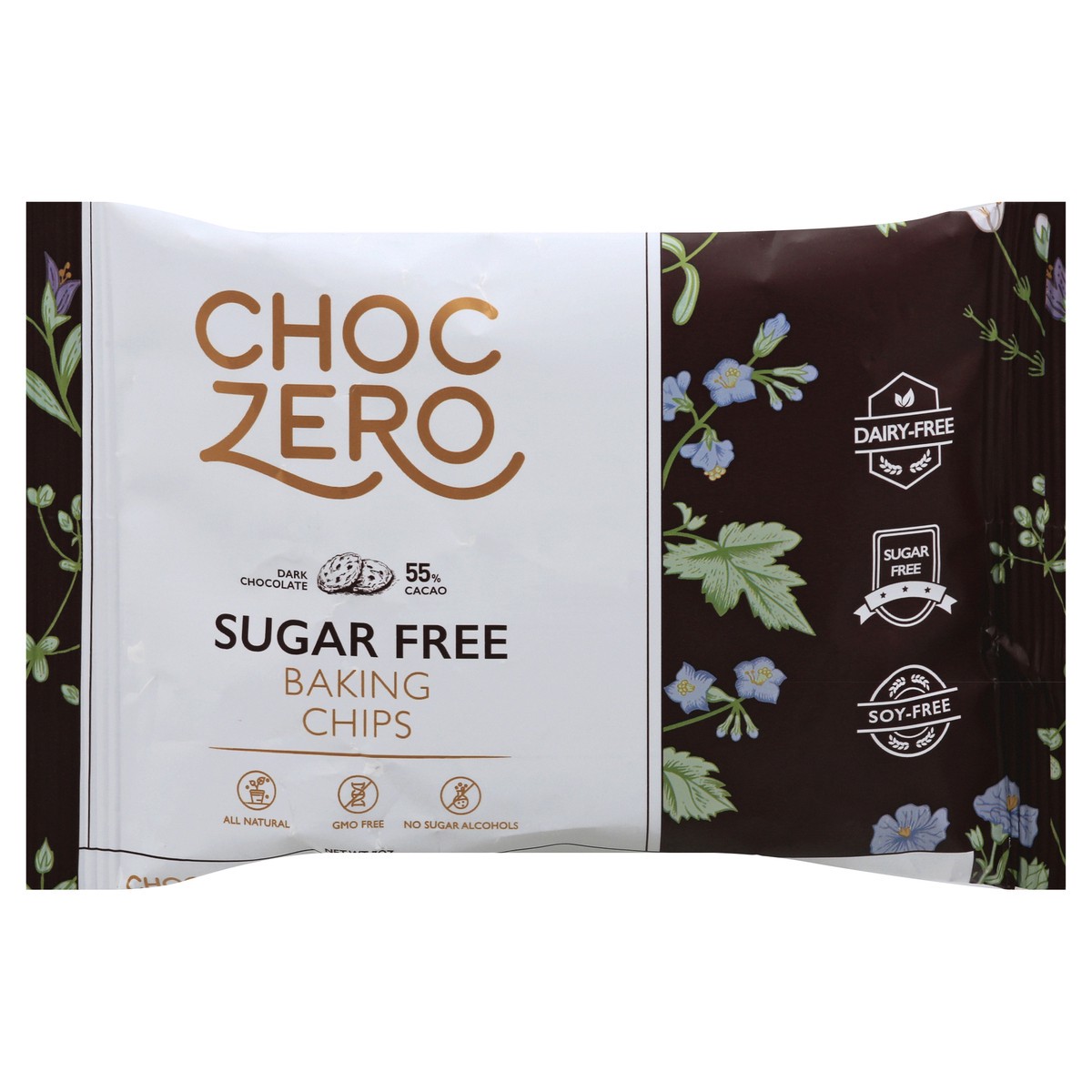 slide 1 of 13, ChocZero 55% Cacao Sugar Free Dark Chocolate Baking Chips 7 oz, 7 oz