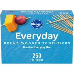 Kroger Home Sense Round Wooden Toothpicks