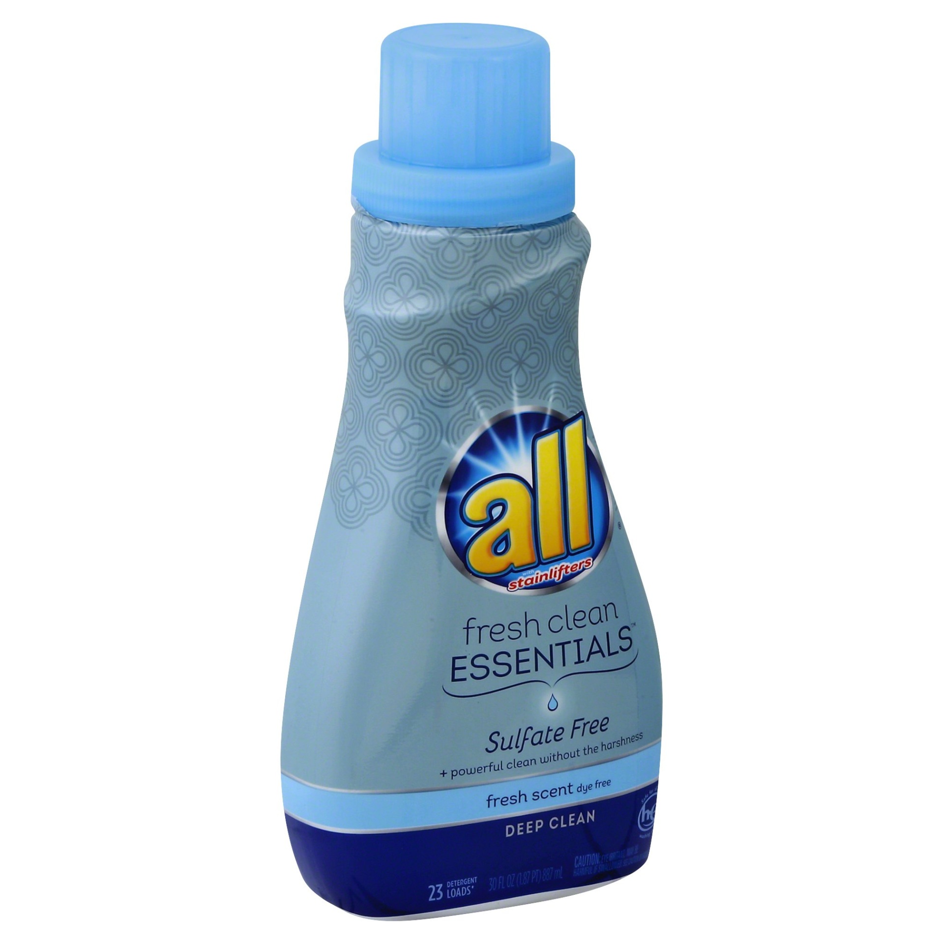slide 1 of 1, All fresh clean essentials fresh scent laundry detergent, 30 fl oz
