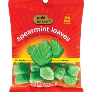 slide 1 of 1, CVS Gold Emblem Spearmint Leaves Jelly Candy, 11 oz
