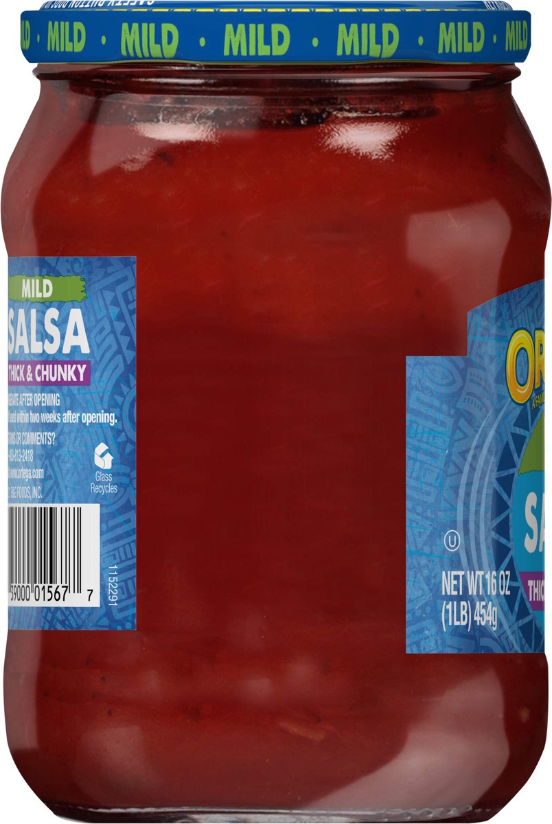 slide 5 of 7, Ortega Mild Thick & Chunky Salsa 16 oz, 16 oz