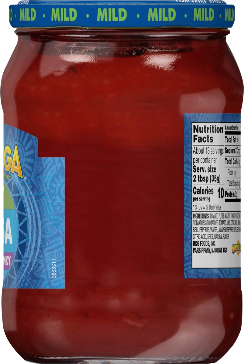 slide 2 of 7, Ortega Mild Thick & Chunky Salsa 16 oz, 16 oz