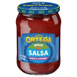Ortega Mild Thick & Chunky Salsa 16 oz
