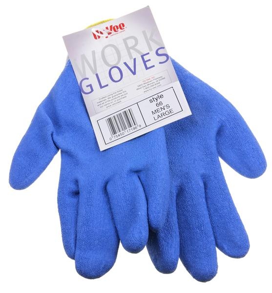 slide 1 of 1, HyVee Men's Large Work Gloves, 1 pair