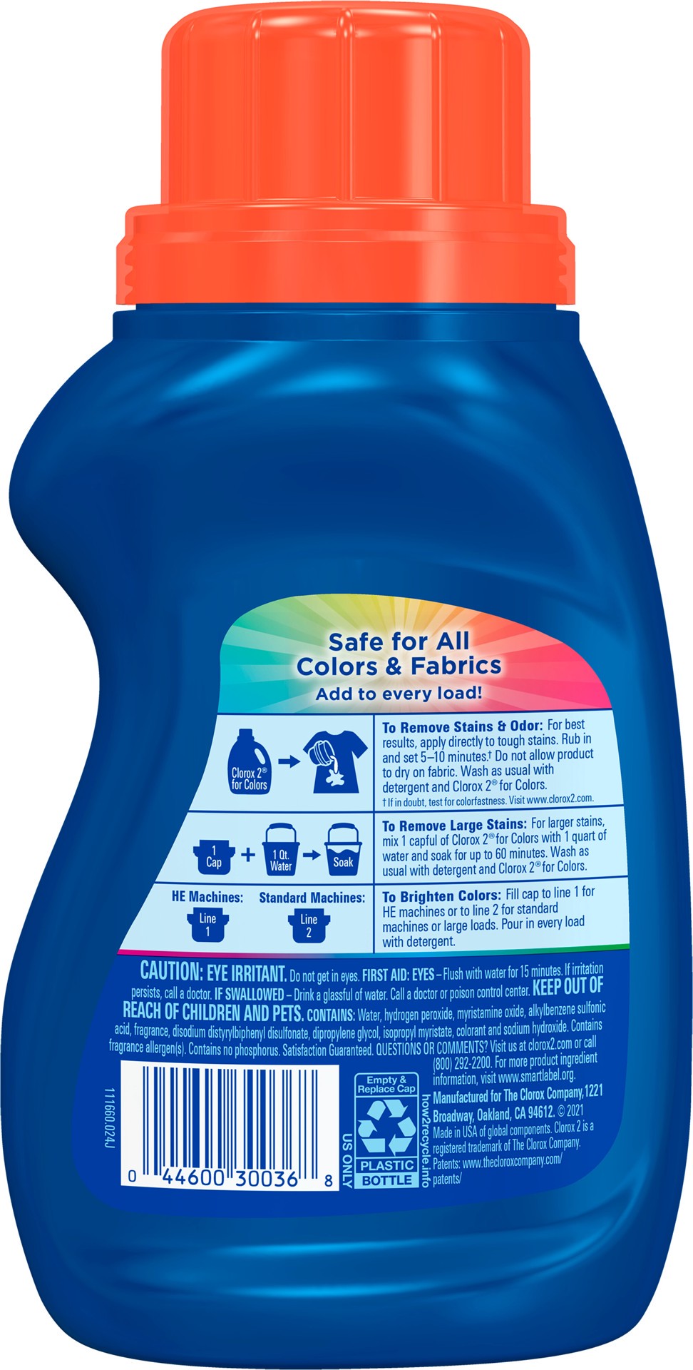 slide 2 of 5, Clorox Stain Remover & Color Booster 22 oz, 22 oz