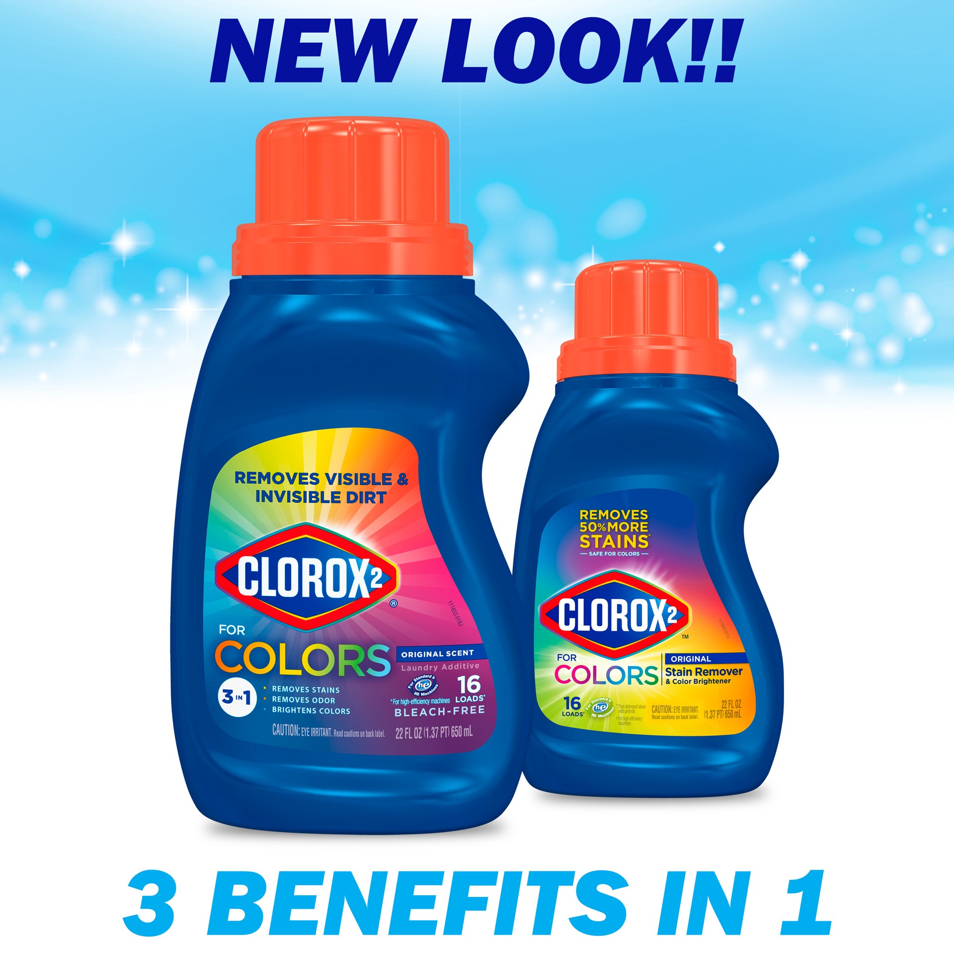 slide 5 of 5, Clorox Stain Remover & Color Booster 22 oz, 22 oz