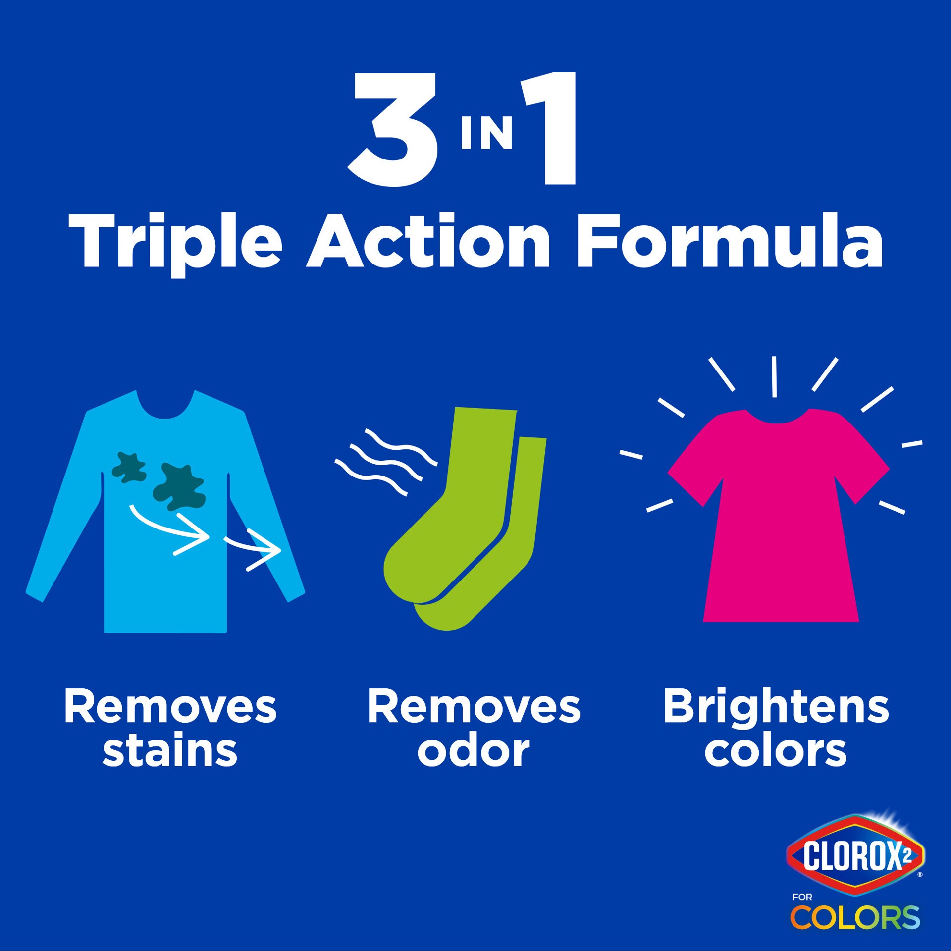 slide 3 of 5, Clorox Stain Remover & Color Booster 22 oz, 22 oz