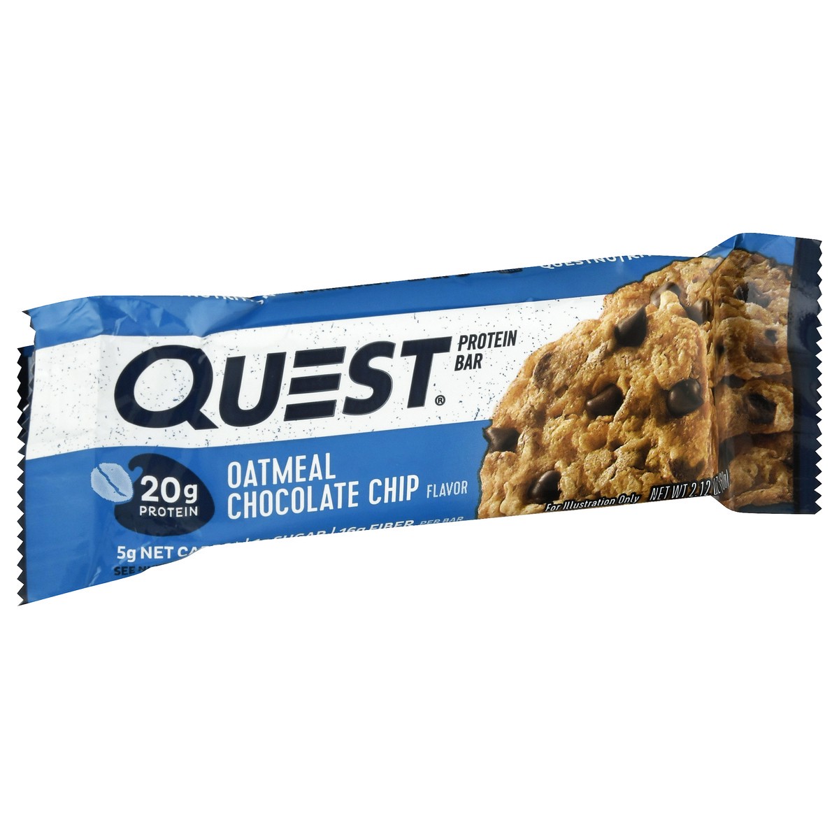 slide 3 of 9, Quest Oatmeal Chocolate Protein Bar, 2.12 oz