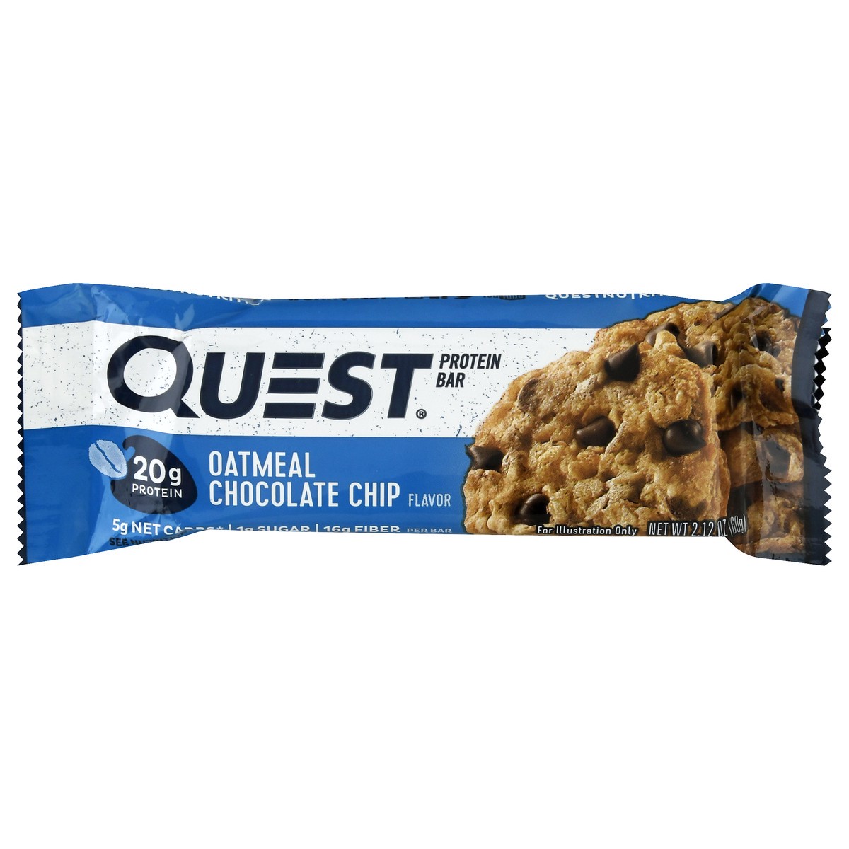 slide 1 of 9, Quest Oatmeal Chocolate Protein Bar, 2.12 oz