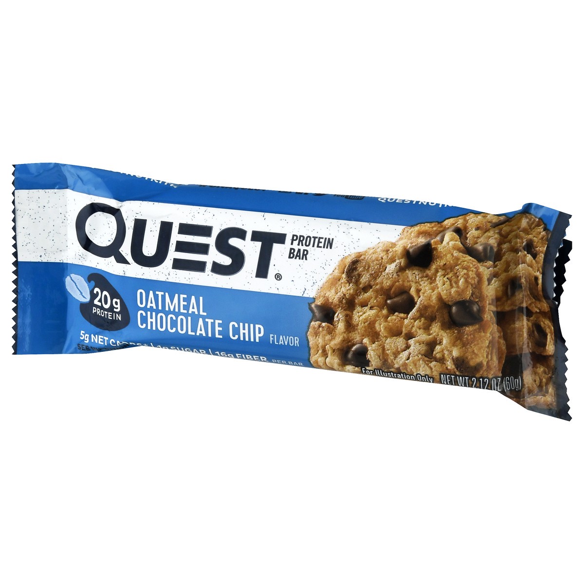 slide 4 of 9, Quest Oatmeal Chocolate Protein Bar, 2.12 oz
