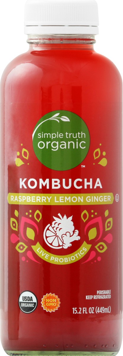 slide 1 of 7, Simple Truth Organic Kombucha - 15.2 oz, 15.2 oz