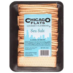 Chicago Flats Sea Salt Gourmet Flatbread 8 oz