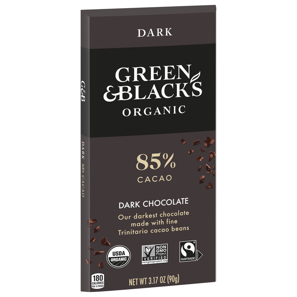 slide 5 of 14, Green Blacks Green & Black's Organic Dark Chocolate Bar, 85% Cacao, 3.17 oz, 3.17 oz