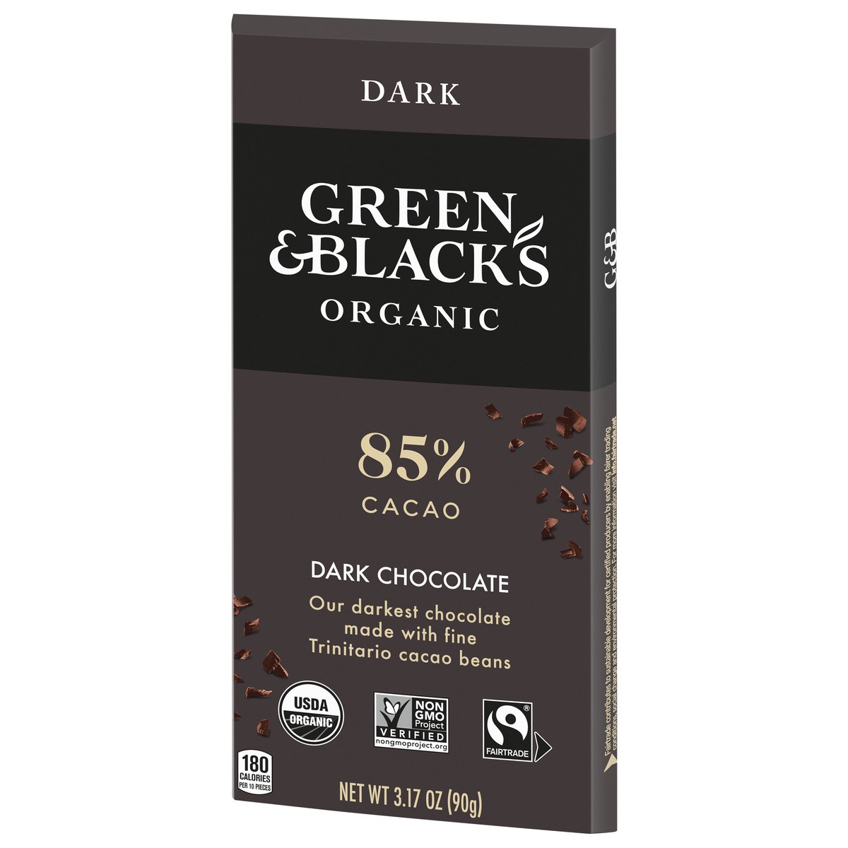 slide 6 of 14, Green Blacks Green & Black's Organic Dark Chocolate Bar, 85% Cacao, 3.17 oz, 3.17 oz