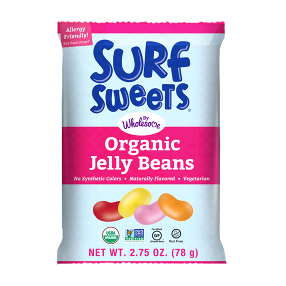 slide 1 of 2, Surf Sweets Organic Jelly Beans, 2.75 oz