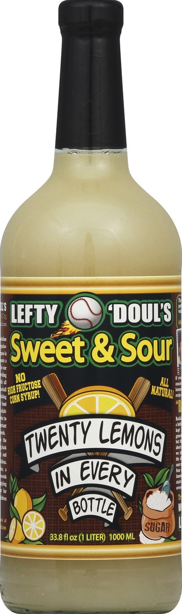 slide 2 of 2, Lefty ODouls Sweet & Sour Mix - 33.8 oz, 33.8 oz