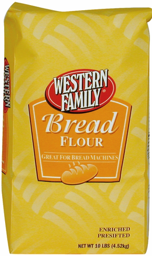 slide 1 of 1, Western Family Bread Flour, 10 lb