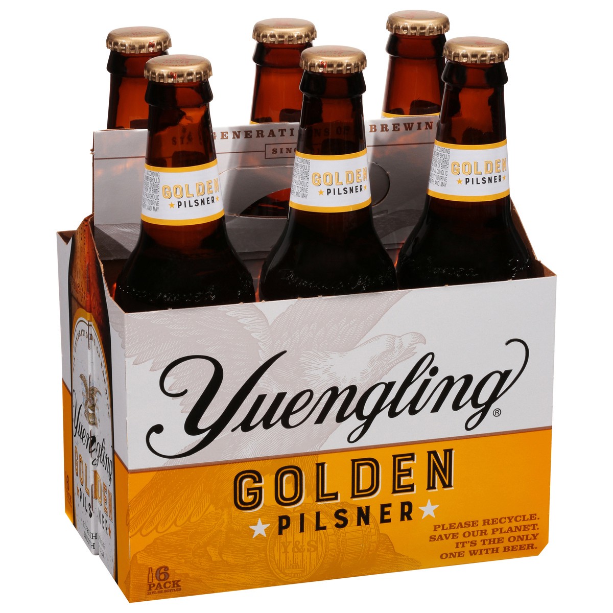 slide 2 of 9, Yuengling Golden Pilsner Beer 6 - 12 fl oz Bottles, 72 oz