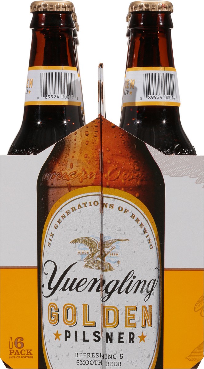 slide 9 of 9, Yuengling Golden Pilsner Beer 6 - 12 fl oz Bottles, 72 oz