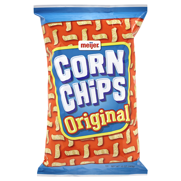 slide 1 of 2, Meijer Original Corn Chips, 10 oz