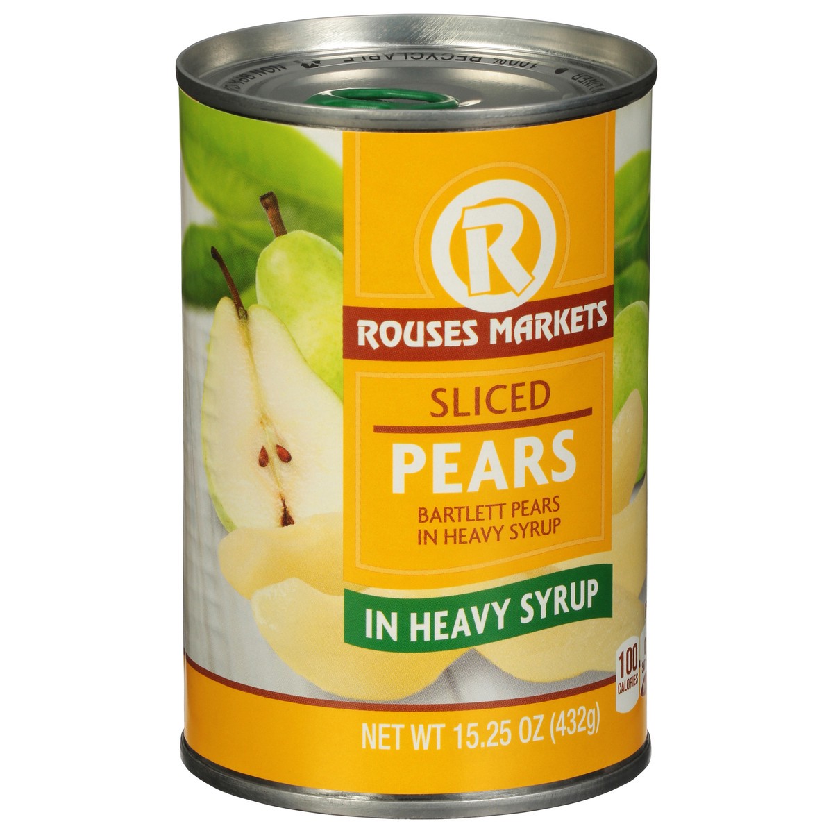 slide 6 of 9, Rouses Markets Sliced Pears in Heavy Syrup 15.25 oz, 15.25 oz