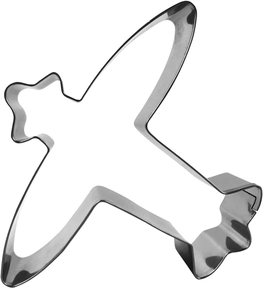 slide 1 of 1, Dash of That Airplane Cookie Cutter - Silver, 1 ct
