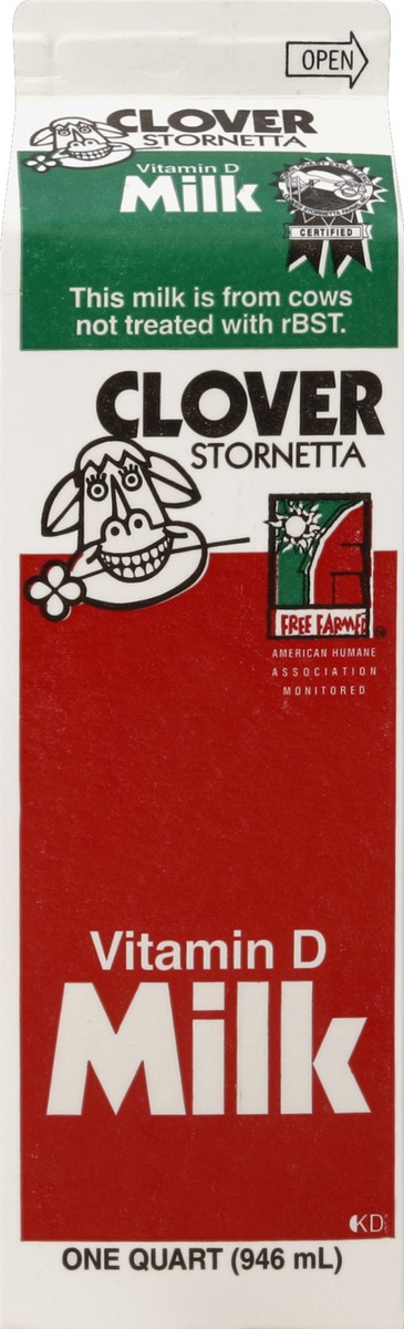 slide 2 of 4, Clover Sonoma Vitamin D Milk 1 qt, 1 qt