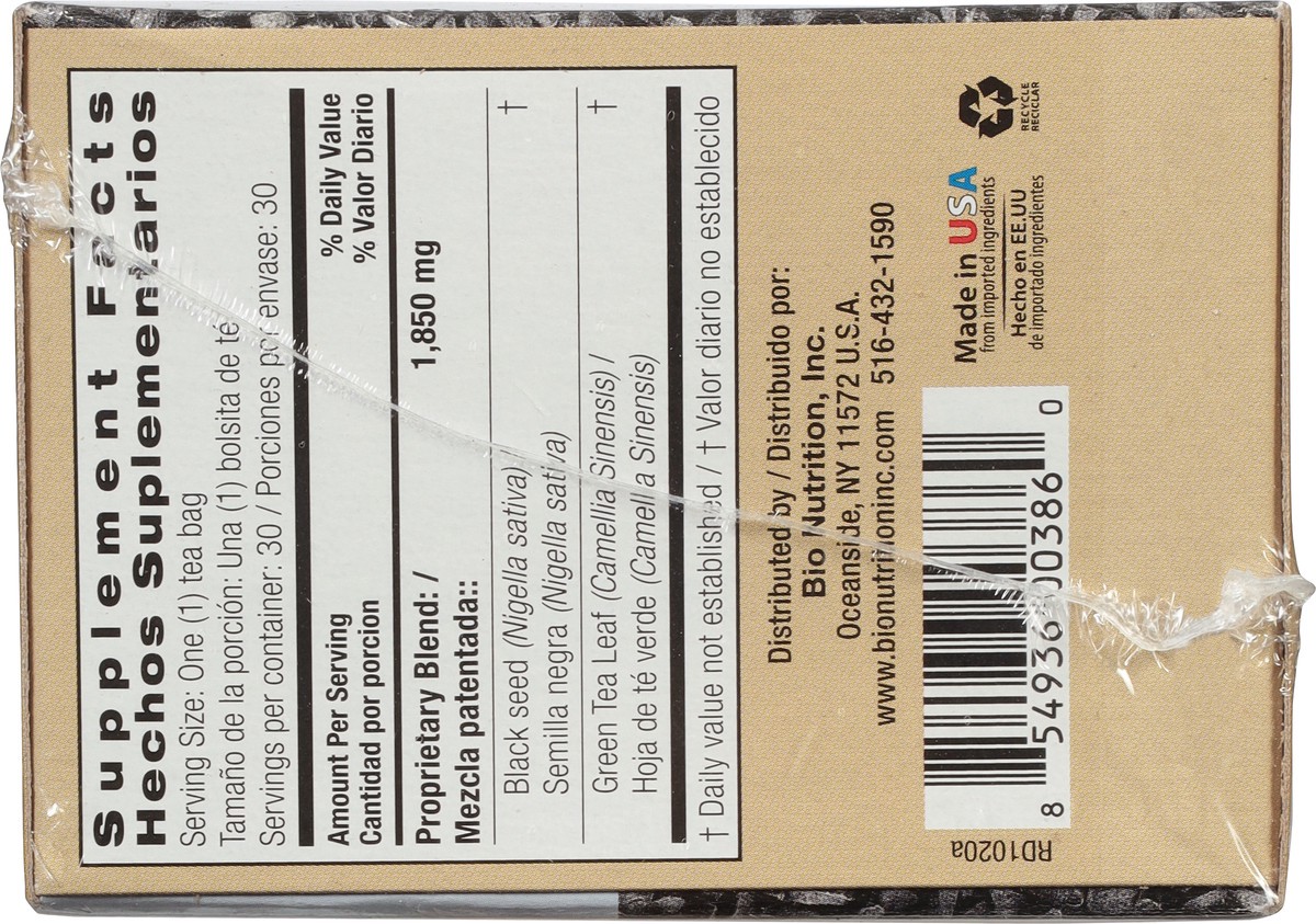 slide 13 of 16, Kumu Tea Bags Black Seed Tea with Green Tea 30 ea, 30 ct