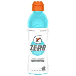 Gatorade® Zero Sugar Thirst Quencher Glacier Freeze Bottle, 24 fl oz