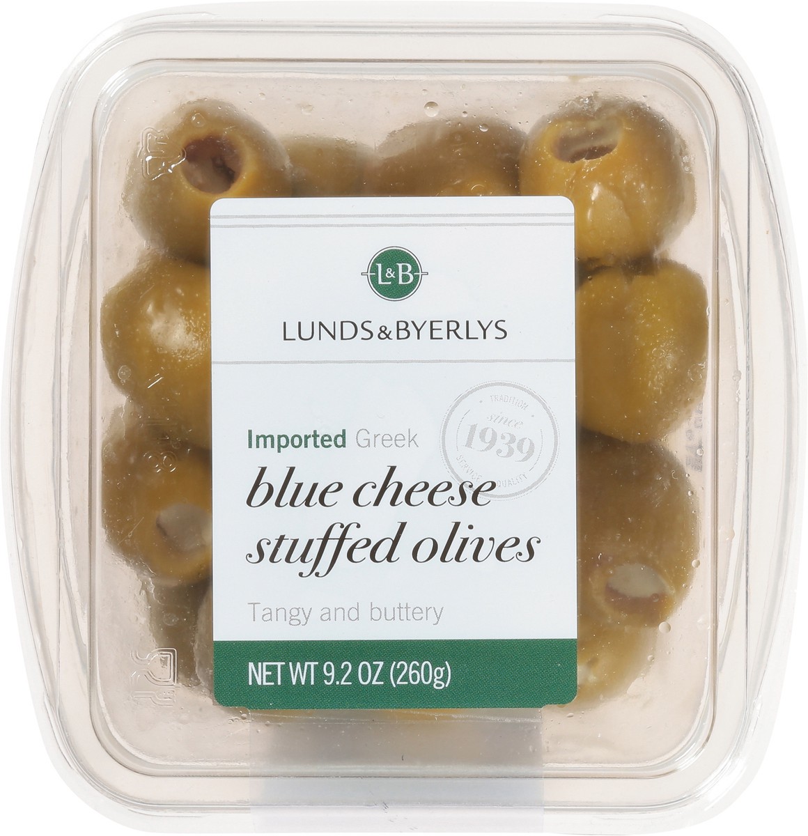 slide 12 of 13, Lunds & Byerlys Imported Greek Blue Cheese Stuffed Olives 9.2 oz, 9.2 oz