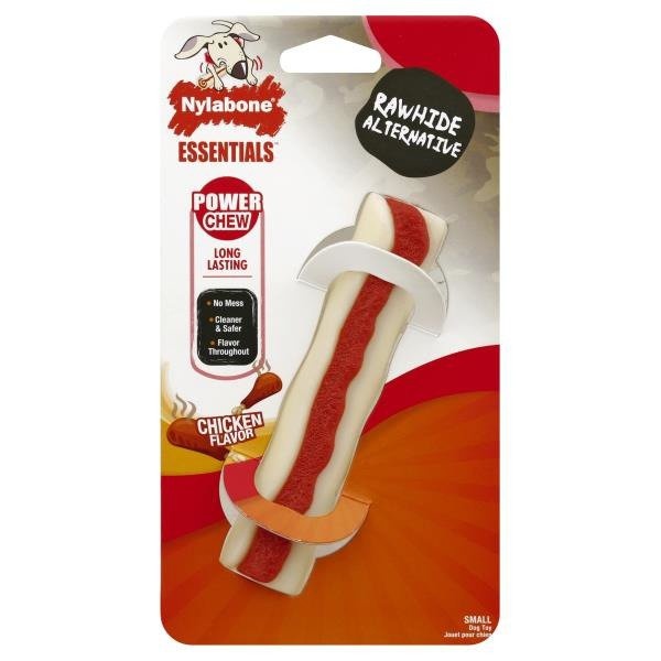 slide 1 of 1, Nylabone Power Chew Rawhide Alternative, 1 ct