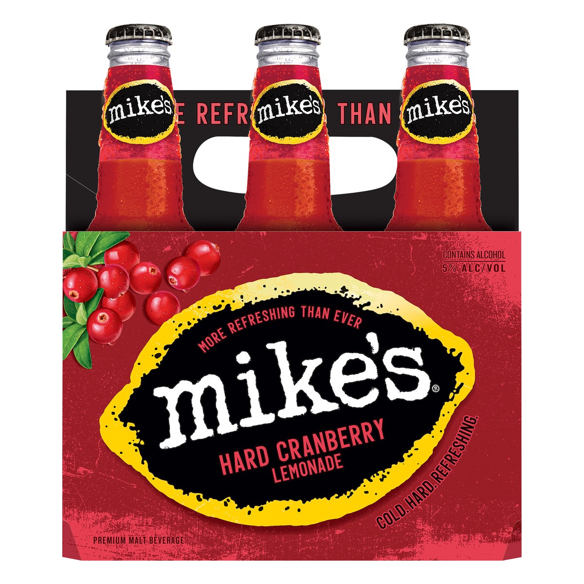 slide 2 of 7, Mike's Premium Malt Beverage Hard Cranberry Lemonade Beer 6 ea, 6 ct; 11.2 oz