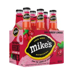 Mike's Premium Malt Beverage Hard Cranberry Lemonade Beer 6 ea