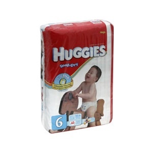 slide 1 of 1, Huggies Ultratrim Diapers Unisex Step 6 35 Plus Lbs, 40 ct