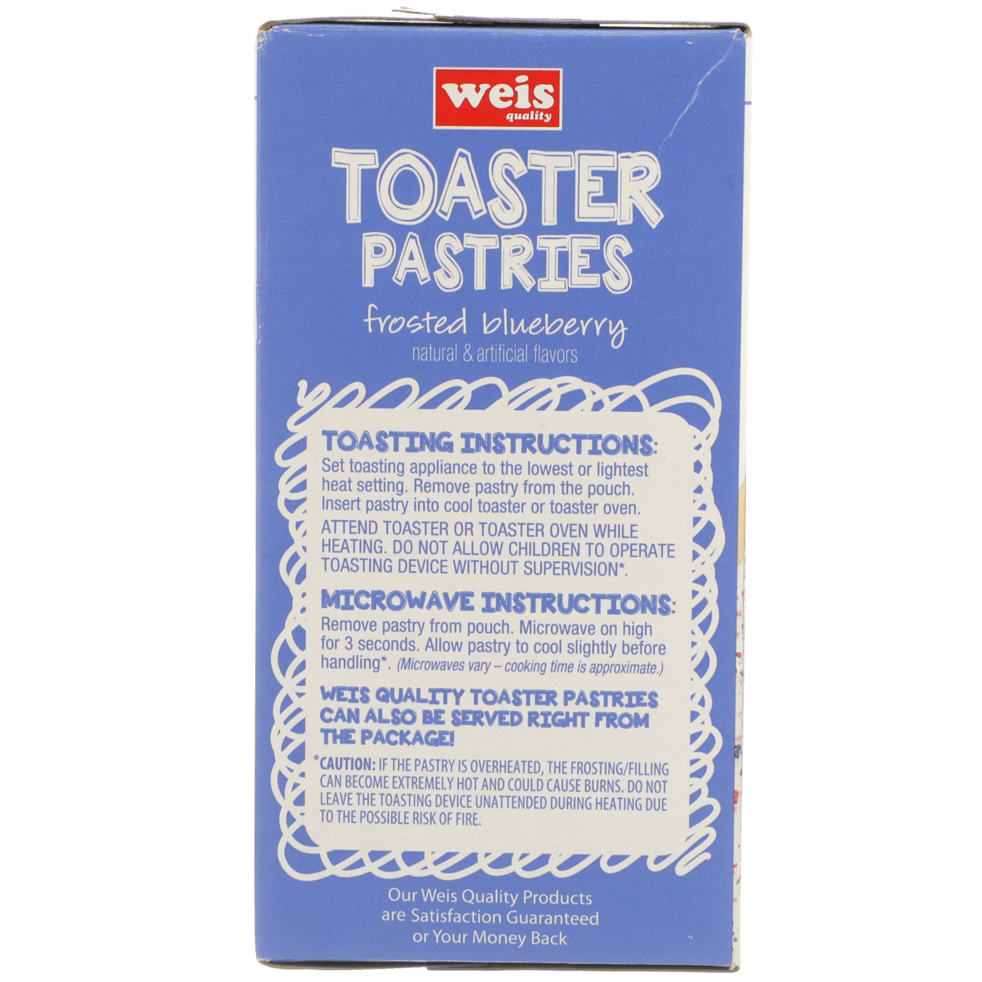 slide 3 of 6, Weis Quality Frosted Blueberry Toaster Pastries, 11 oz