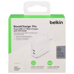 Belkin BoostCharge™ Pro Dual USB-C Wall Charger
