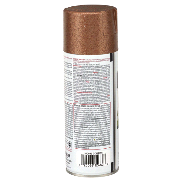 slide 2 of 9, Rust-Oleum Stops Rust Protective Hammered Metal Finish Spray Paint - 210849, Copper, 12 oz