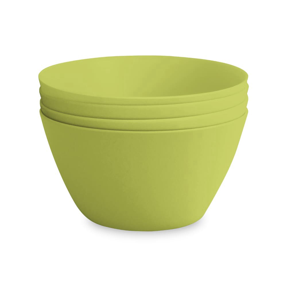 slide 1 of 1, EDL 5.63 Inch PP Cereal Bowl - Lime, 4 ct