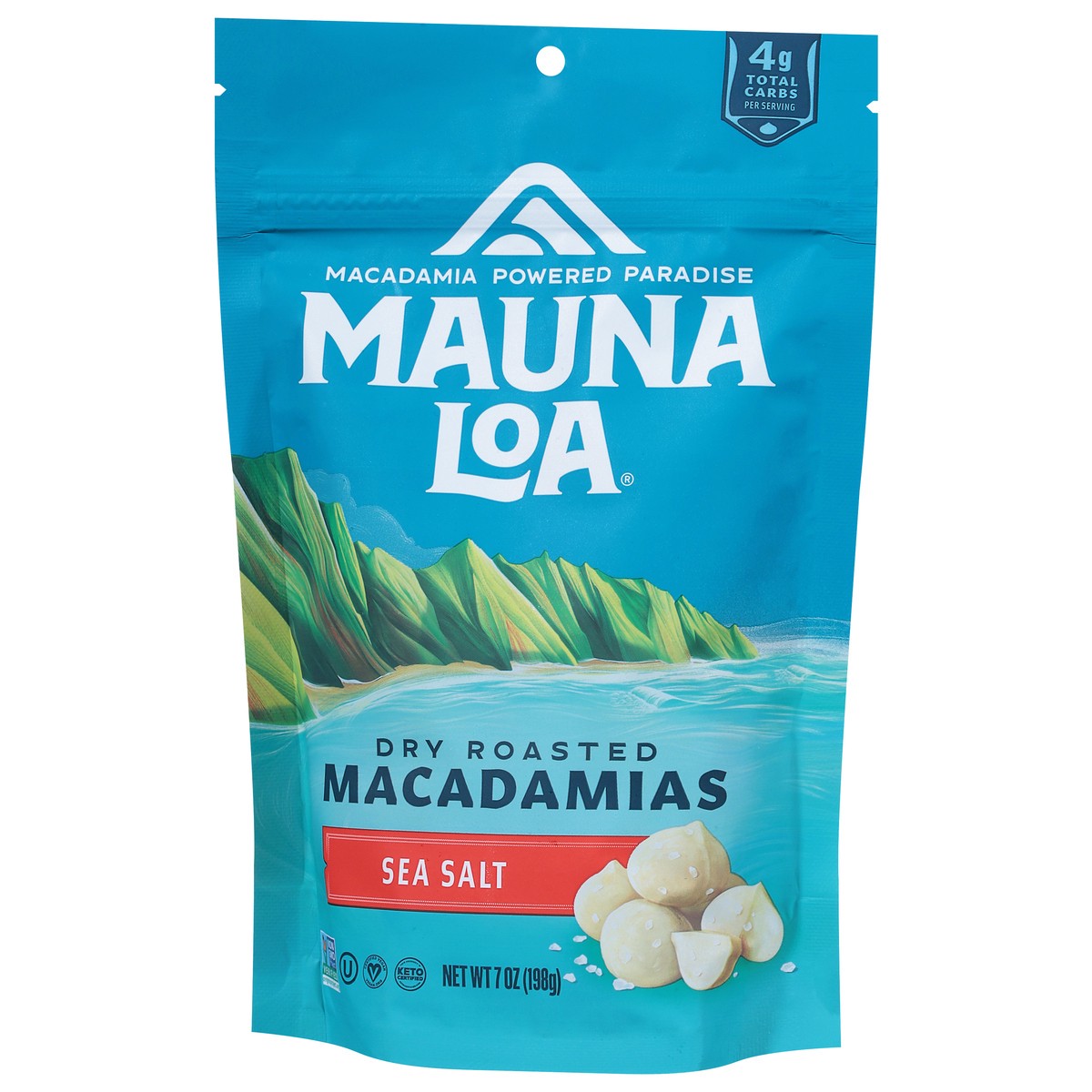slide 2 of 14, Mauna Loa Dry Roasted Sea Salt Macadamias 7 oz, 7 oz