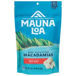 Mauna Loa Dry Roasted Sea Salt Macadamias 7 oz
