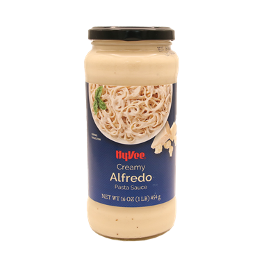slide 1 of 1, Hy-Vee Alfredo Sauce, 16 oz