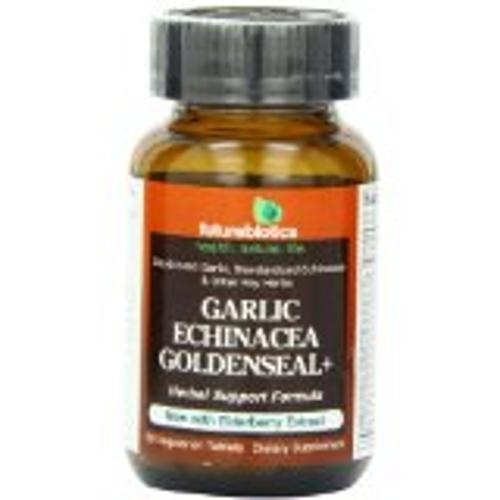 slide 1 of 1, Futurebiotics Garlic, Echinacea Goldenseal+, Tablets, 60 ct