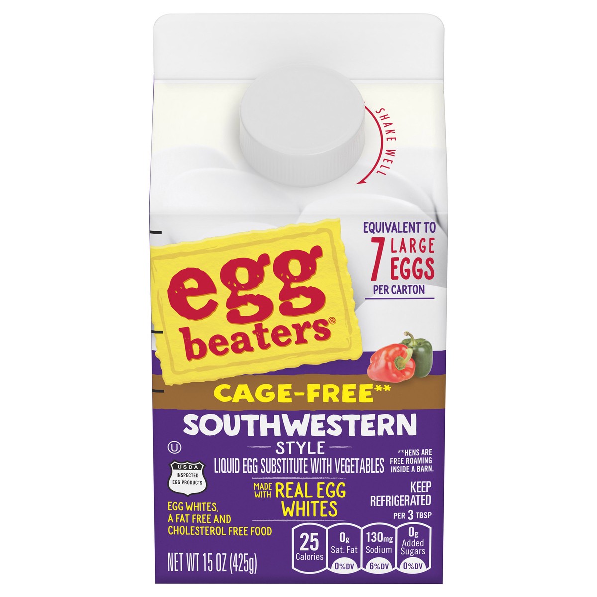 slide 1 of 1, Egg Beaters Southwestern Style Egg 15 oz, 15 oz