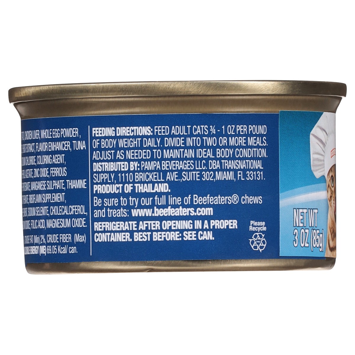 slide 3 of 14, Beefeaters Chunk in Gravy Tuna Cat Food 3 oz, 3 oz