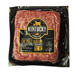 Kentucky Cattlemen's Ground Beef 80 Percent Lean 20 Percent Fat 1-Lb Brick